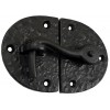 "Pharez" Black Antique Iron Gate Latch/ Cabin Hook